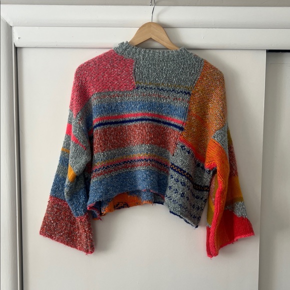Sincerely Jules Multicolor Patchwork Sweater - Picture 3 of 3
